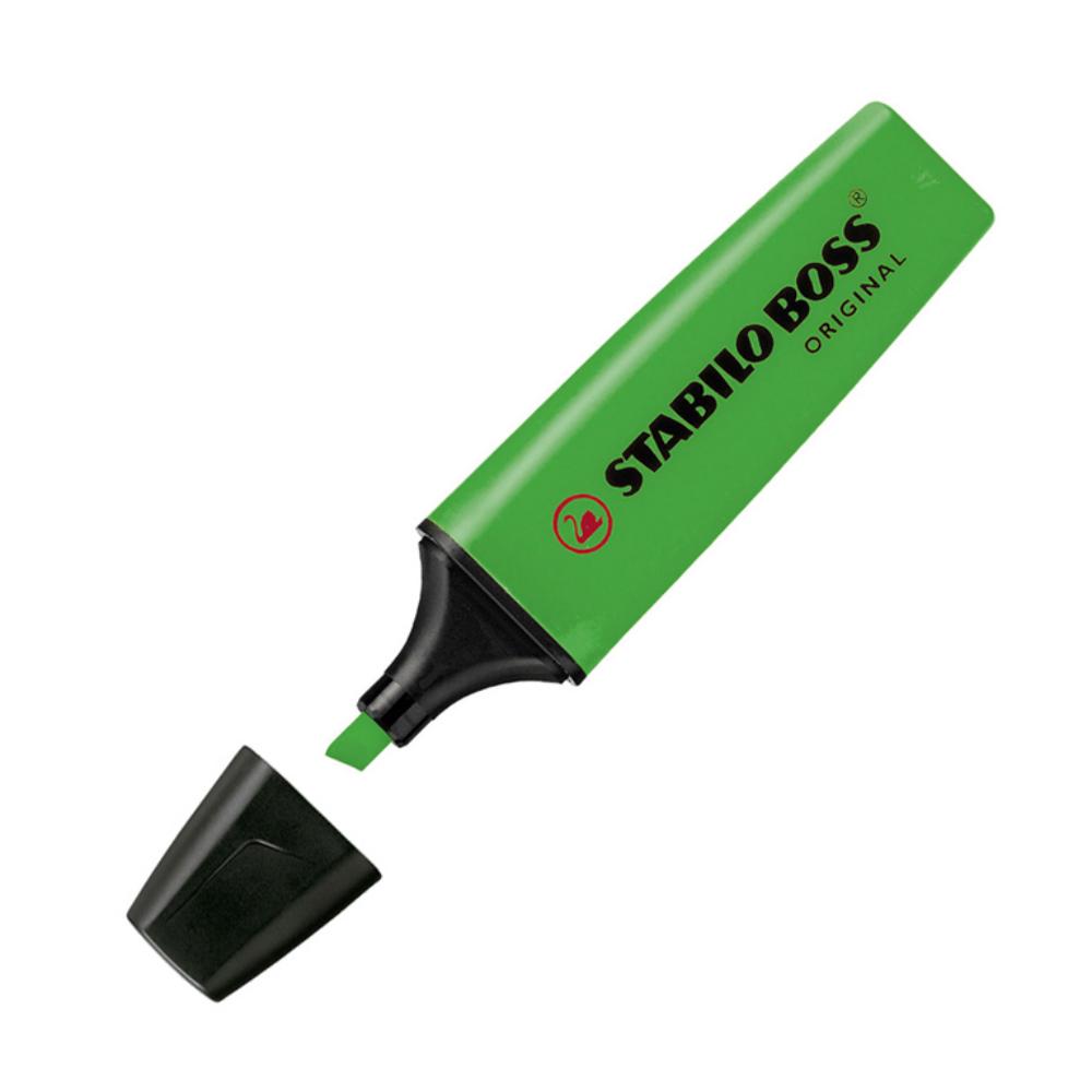 ROTULADOR FLUORESCENTE STABILO BOSS VERDE