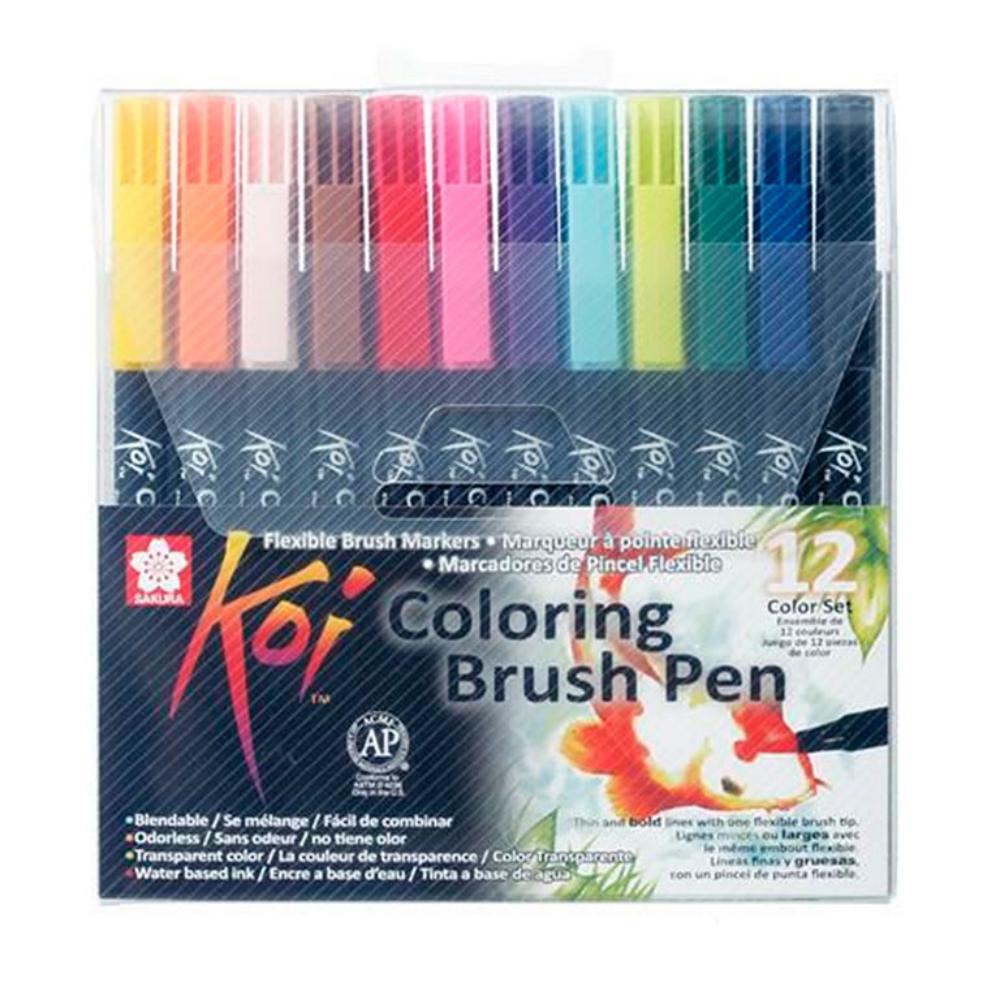 ROTULADOR KOI MANGA 12COL.SURT