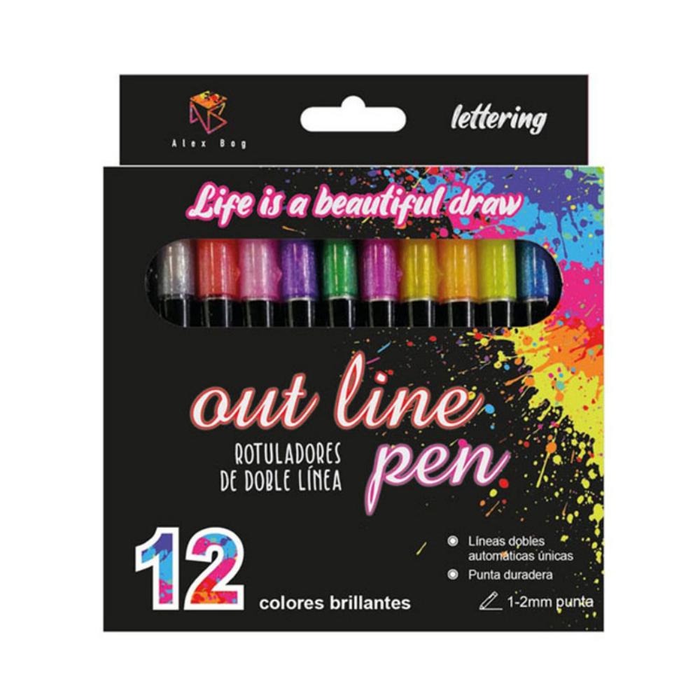 ROTULADOR OUTLINER 12 AB-0412