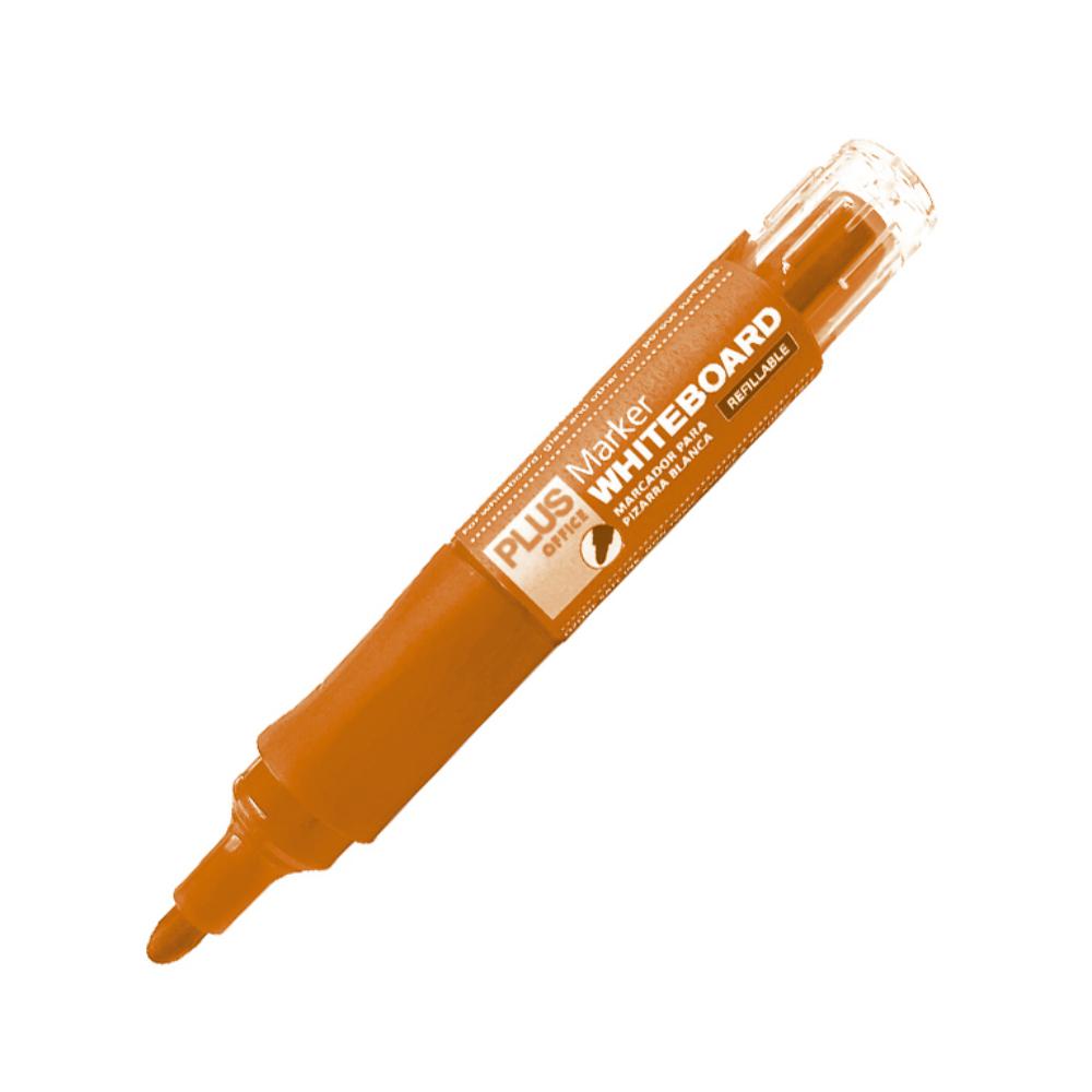 ROTULADOR PIZARRA PLUS NARANJA RECARG