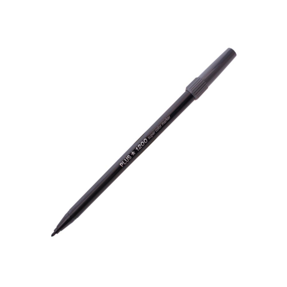 ROTULADOR PUNTA FIBRA PLUS OFFICE PLUS 1200 GRIS OSCURO