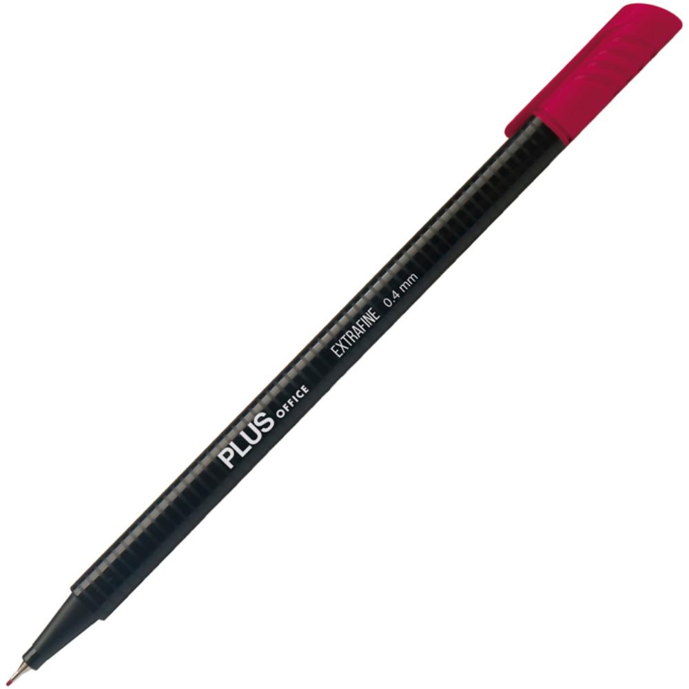 ROTULADOR PUNTA FIBRA PLUS OFFICE 0,4 MM CARMESI