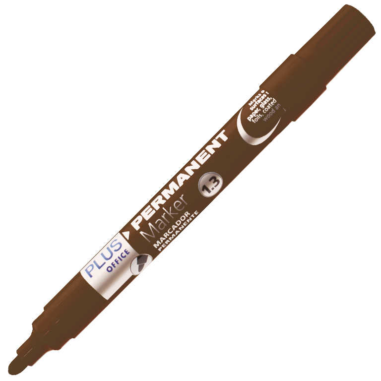 ROTULADOR PLUS MARKER 1.3 MARRON