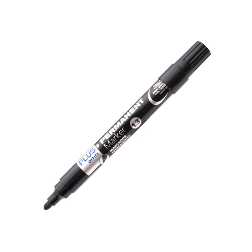 ROTULADOR PERMANENTE PLUS OFFICE PLUS MARKER 3 NEGRO