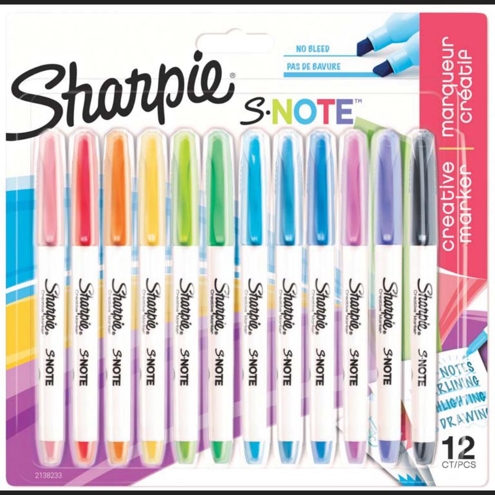 ROTULADOR SHARPIE S-NOTES 12 C