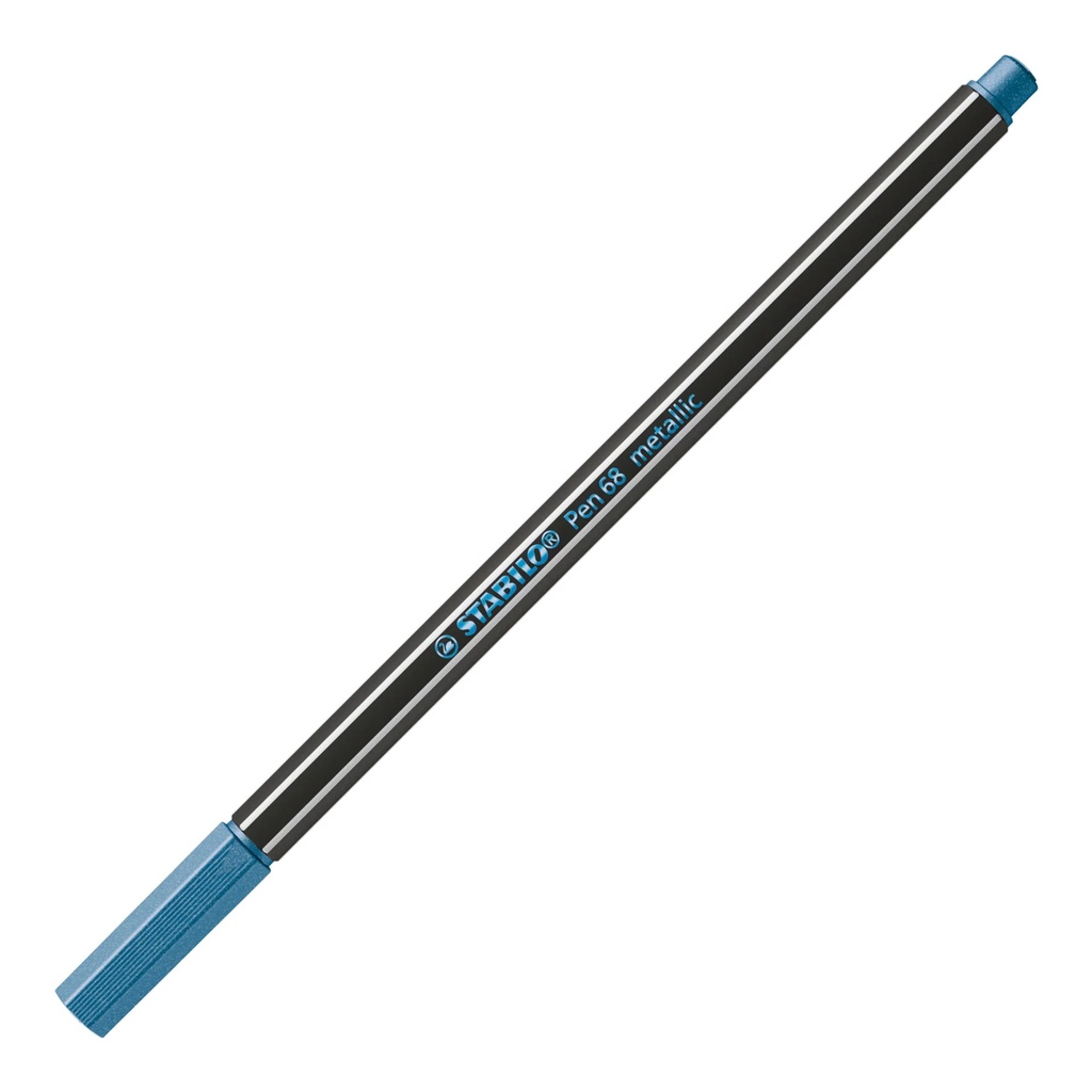 ROTULADOR STABILO PEN 68 METALIZADO AZUL