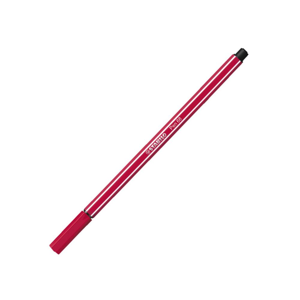 ROTULADOR PUNTA FIBRA STABILO PEN-68 ROJO