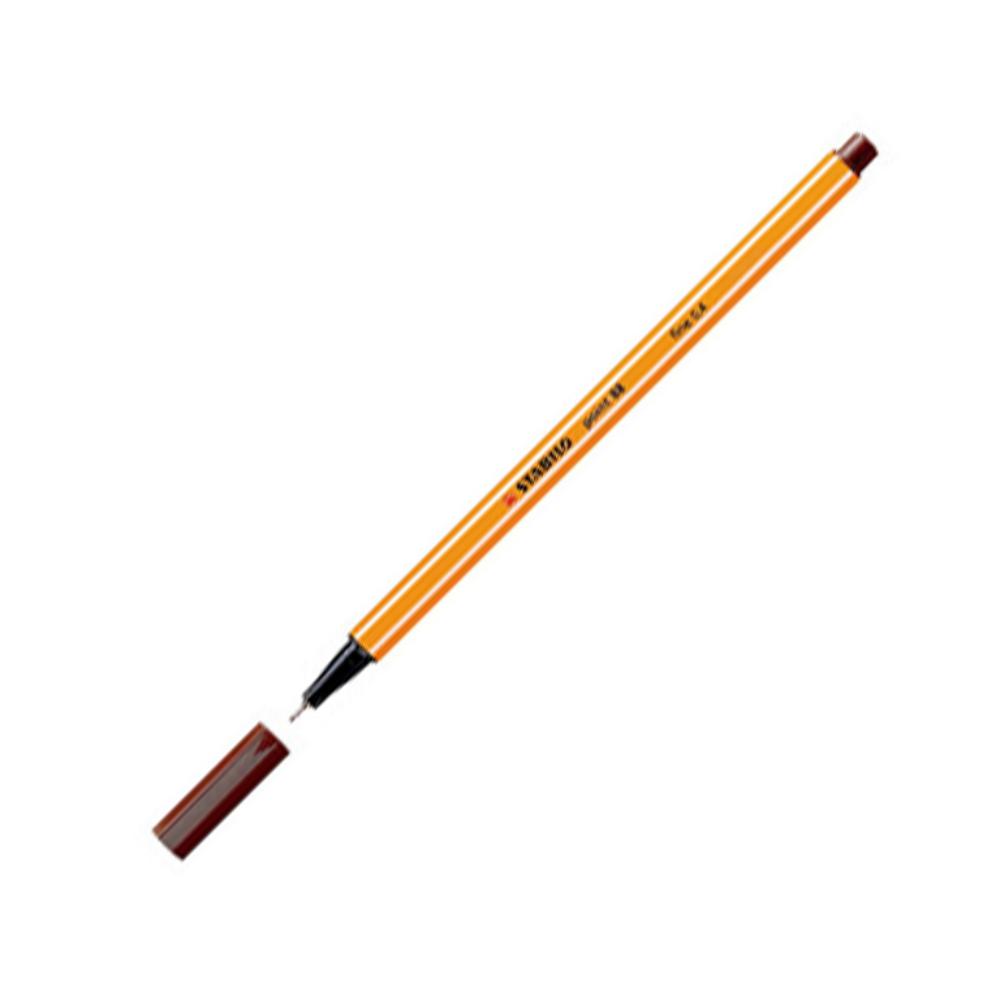 ROTULADOR STABILO POIN 88 MARRON