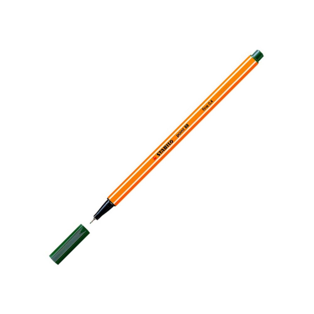ROTULADOR STABILO POINT 88 VERDE OLIVA