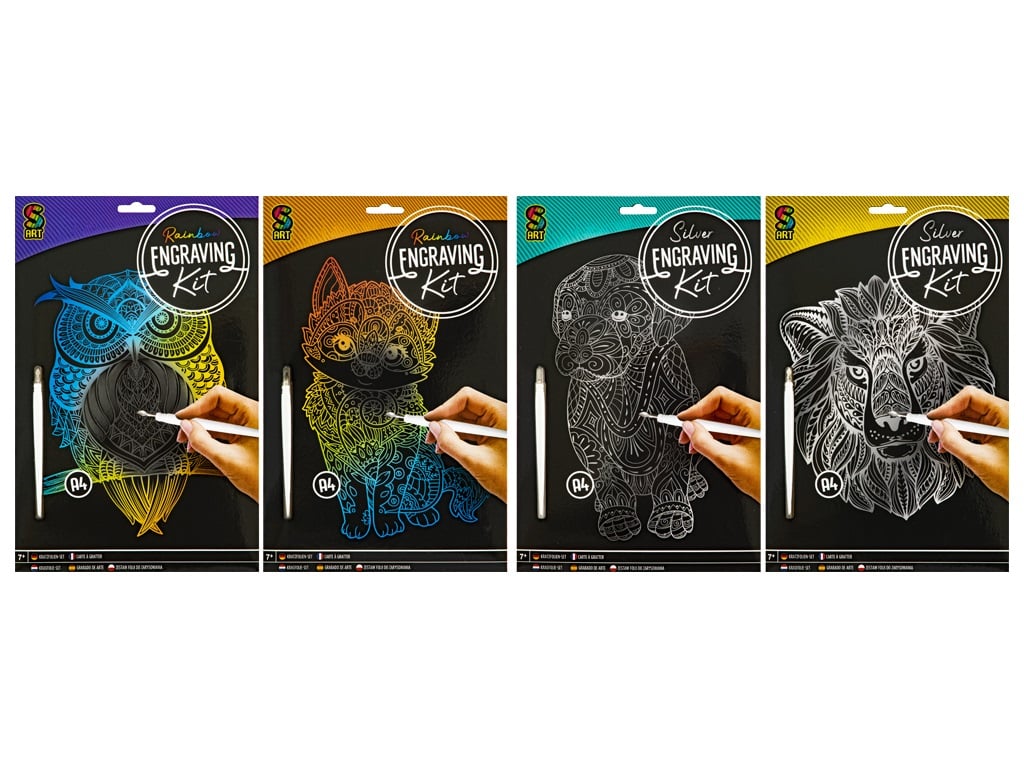 SCRATCH ART KIT A4 220001