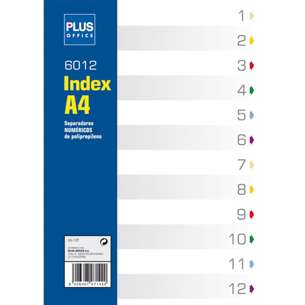 SEPARADOR A4 POLIP.1-12 MAKRO