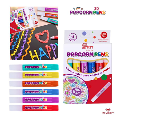 SET 6 ROTULADORES 3D AB-0346