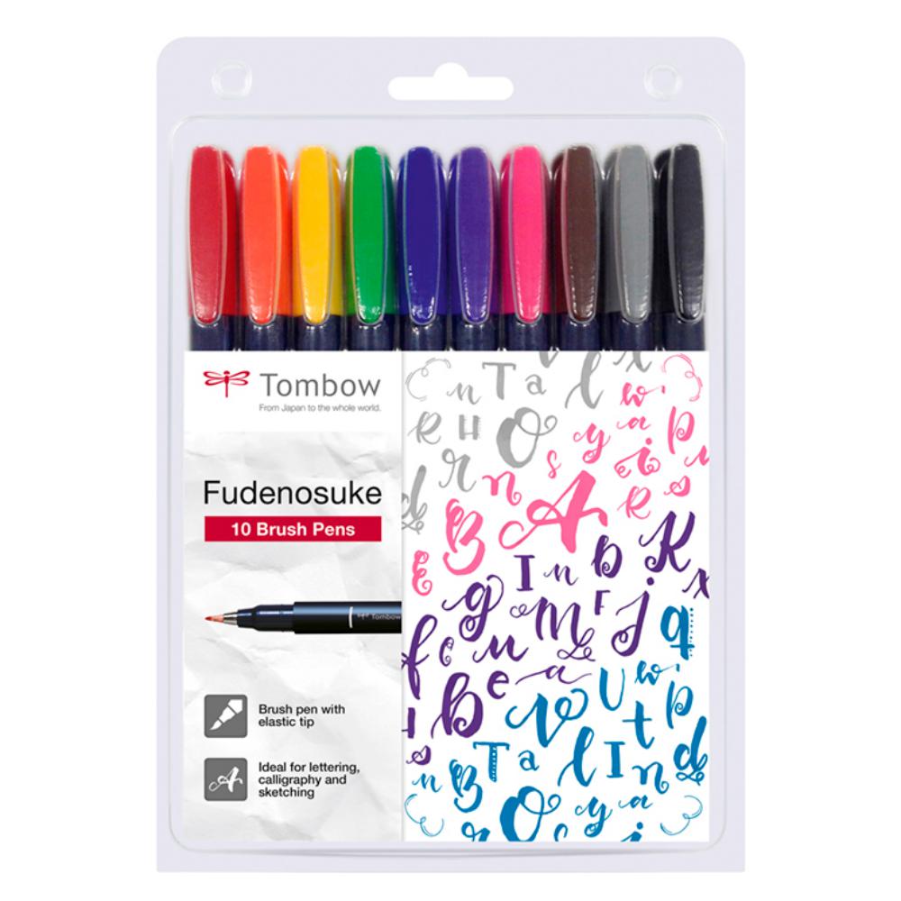 SET CALIGRAFIA TOMBOW BRUSH 10C