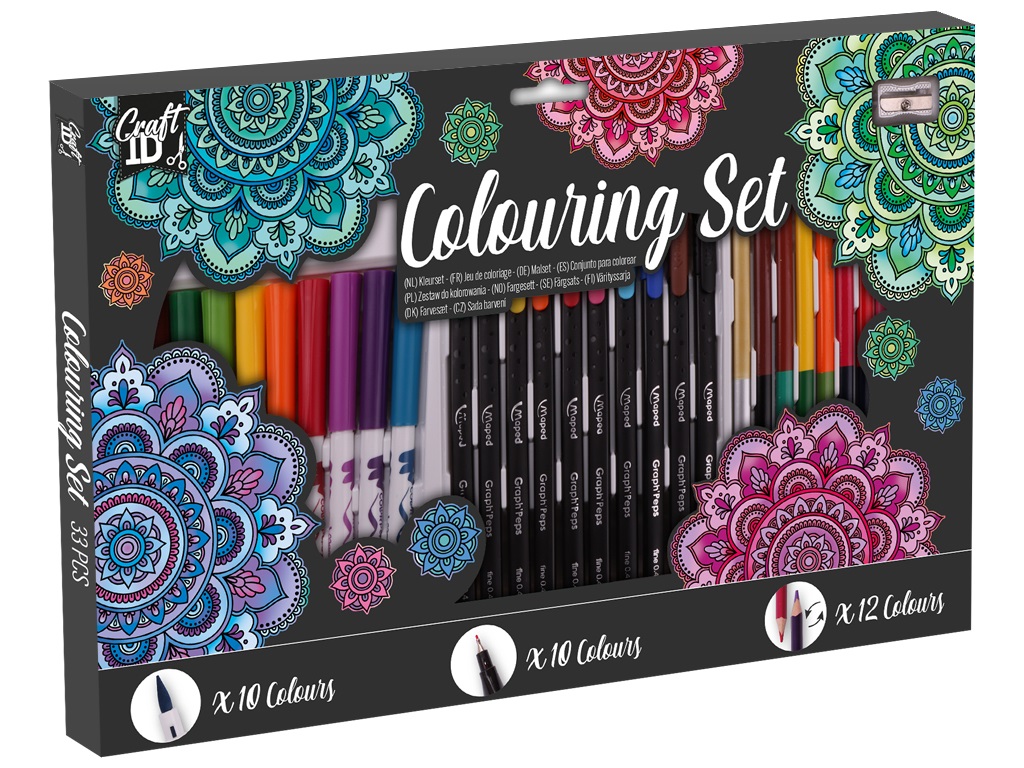 SET COLOREAR 33 PIEZAS CR5005