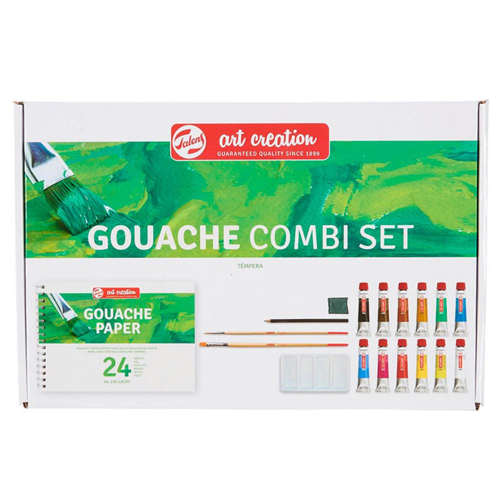 SET COMBI TEMPERAS 12C. TALENS
