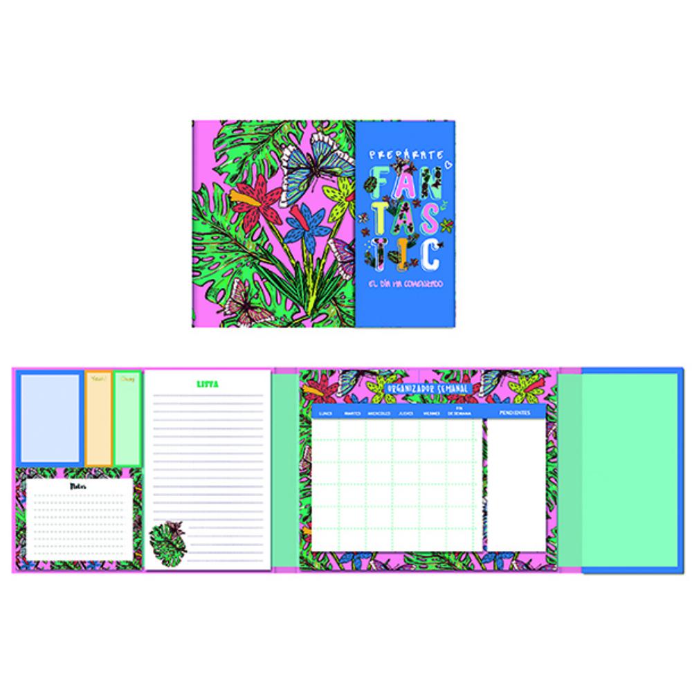 SET ORGANIZADOR SEMANAL FANTAS