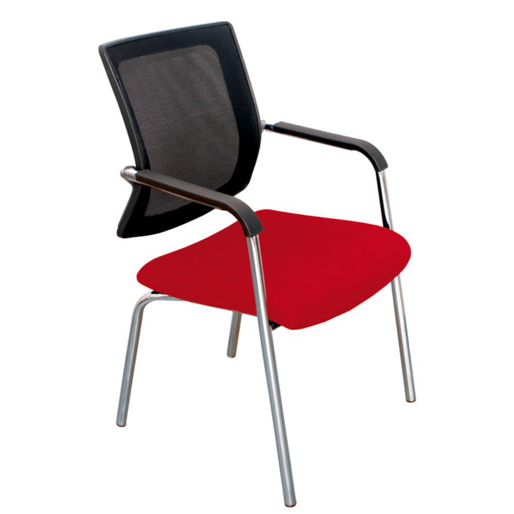 SILLA MESH COLOR RJ/NEG.
