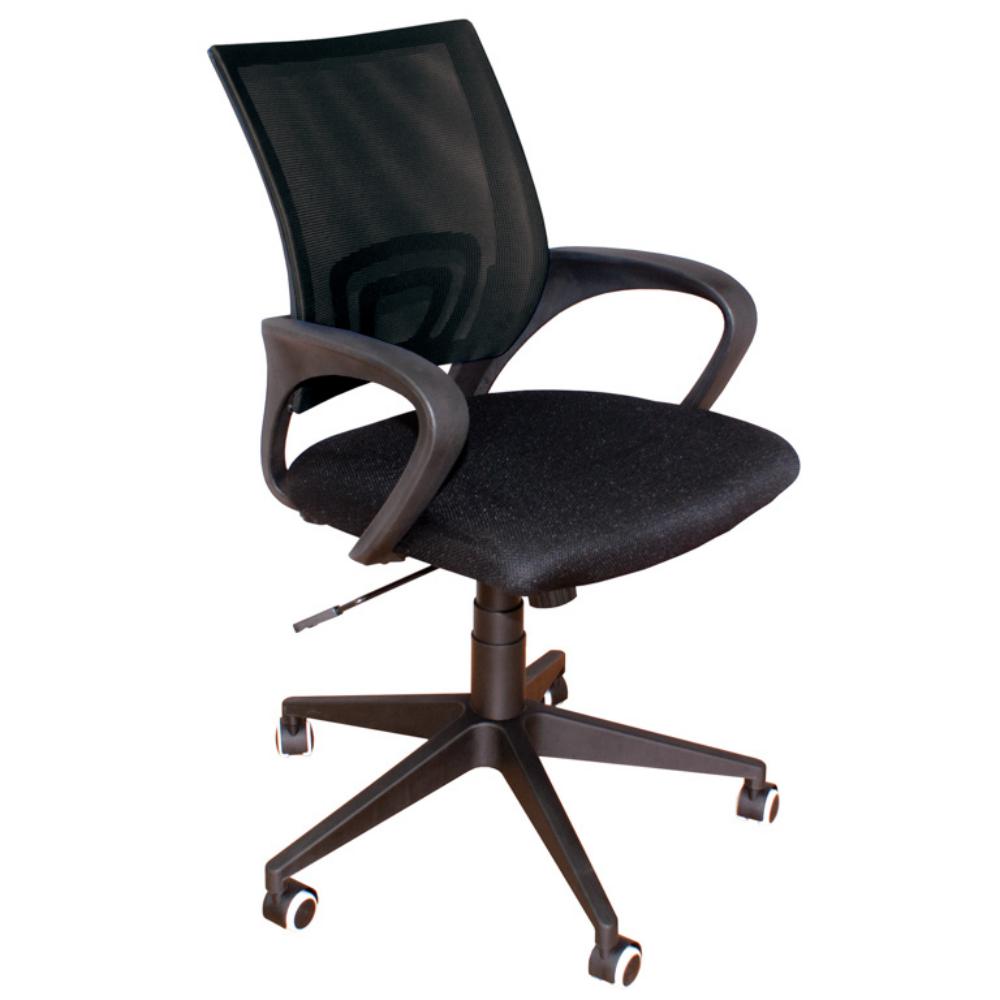 SILLA OFICINA MESH BASIC C/B N