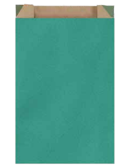 SOBRES 10+2X17 LISO VERDE 100UD