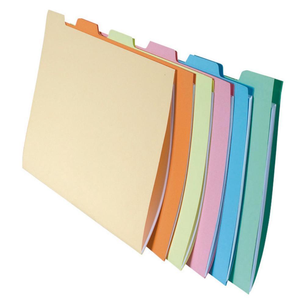 SUBCARPETA EXACOM.A4 240G SURTIDO 6UD