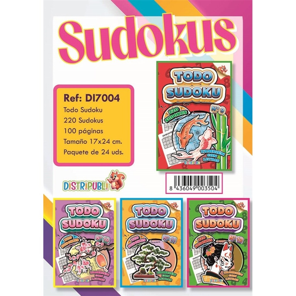 SUDOKU 100pag. DI7004