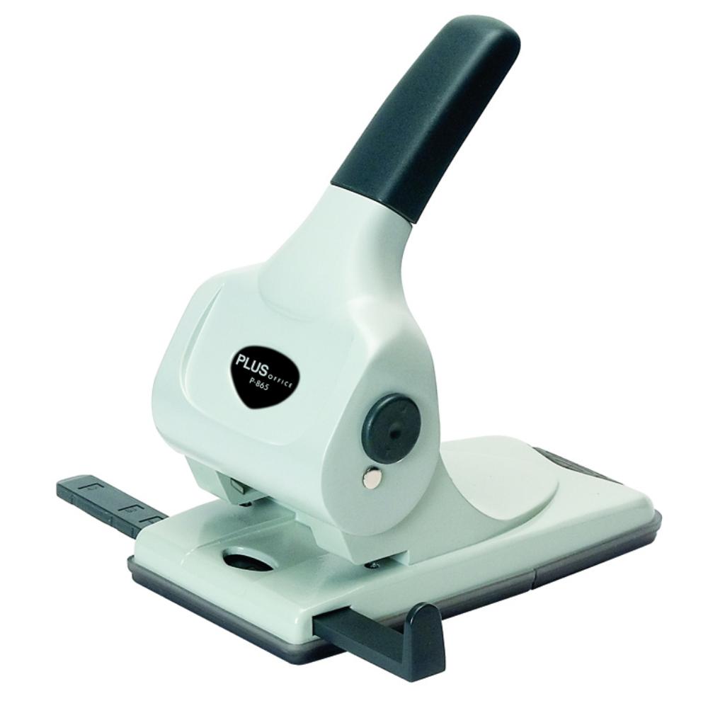 PERFORADOR GRAN CAPACIDAD PLUS OFFICE P-865 65 HOJAS GRIS