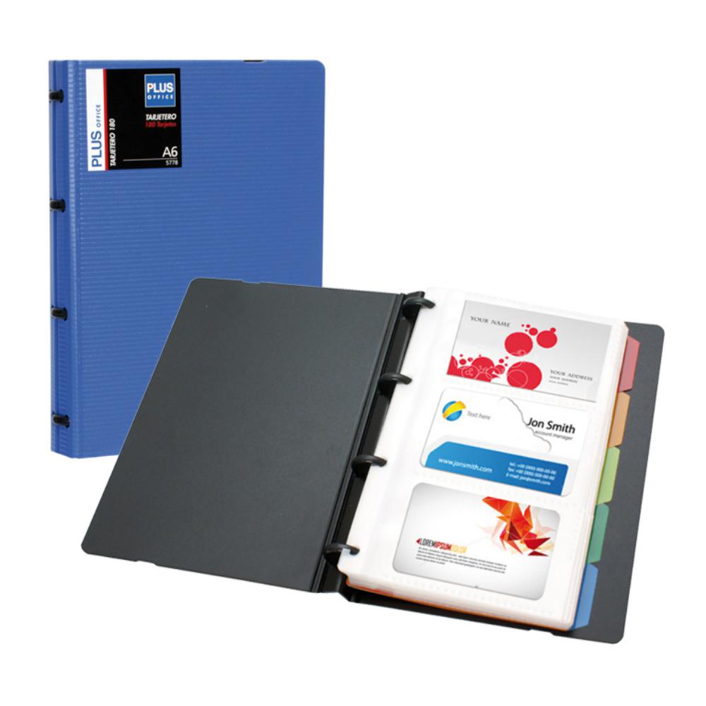 TARJETERO PP 180 TARJETAS