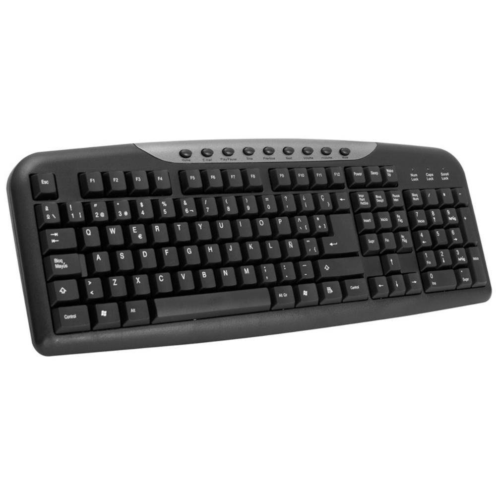 TECLADO MAKRO MULTIMEDIA USB