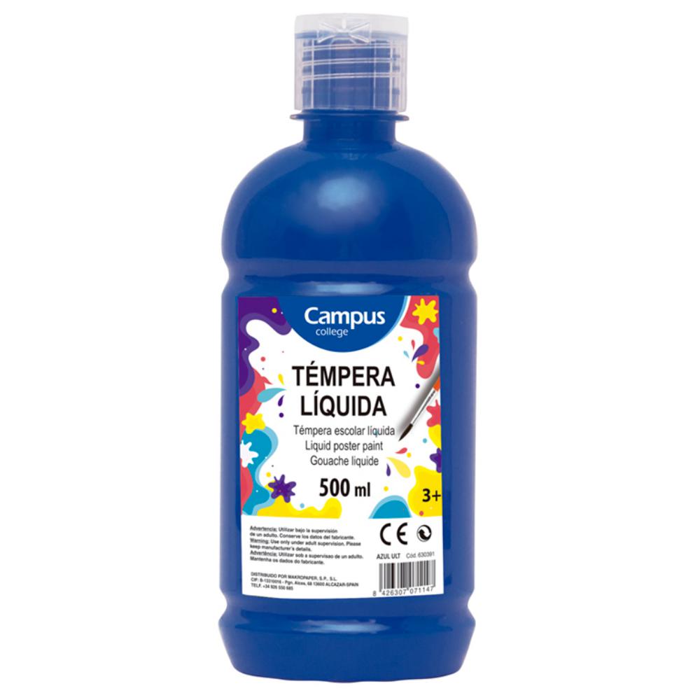 TEMPERA CAMPUS COLLEGE 500 ML AZUL ULTRAMAR