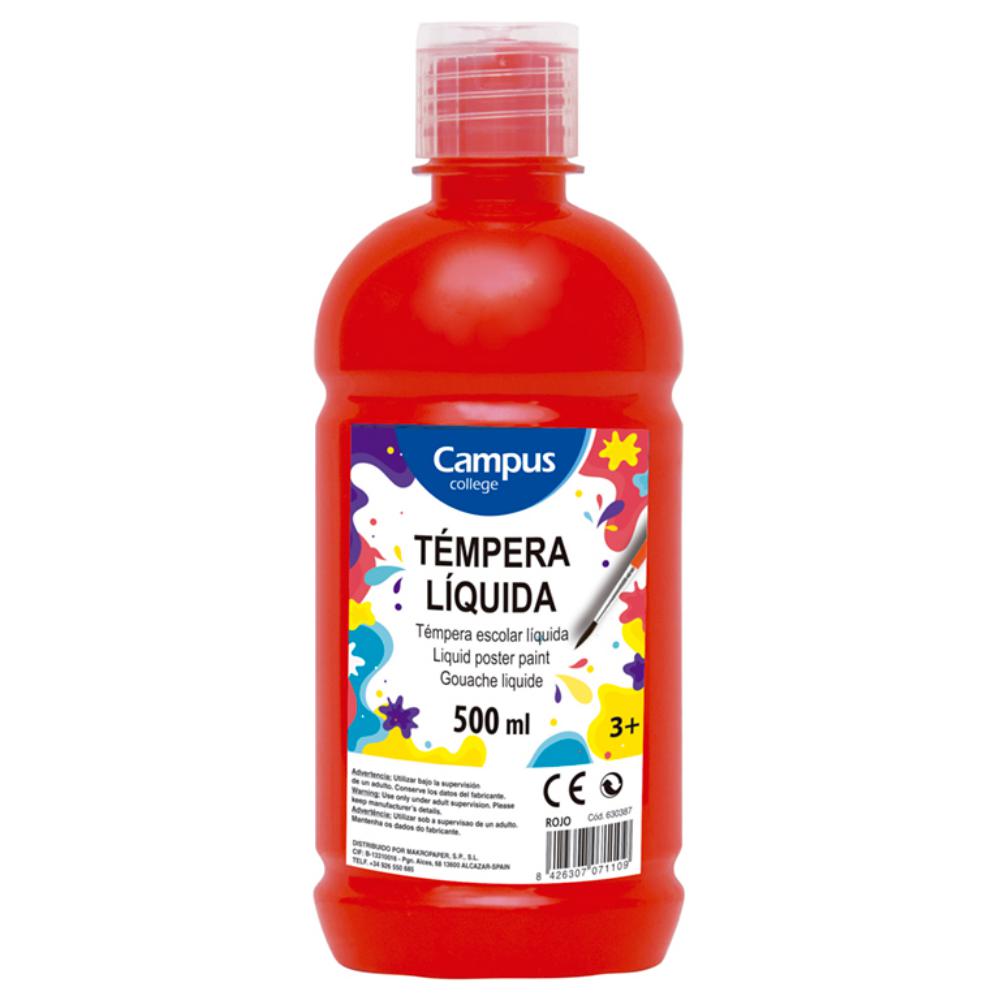 TEMPERA 500gr.LIQ. ROJO