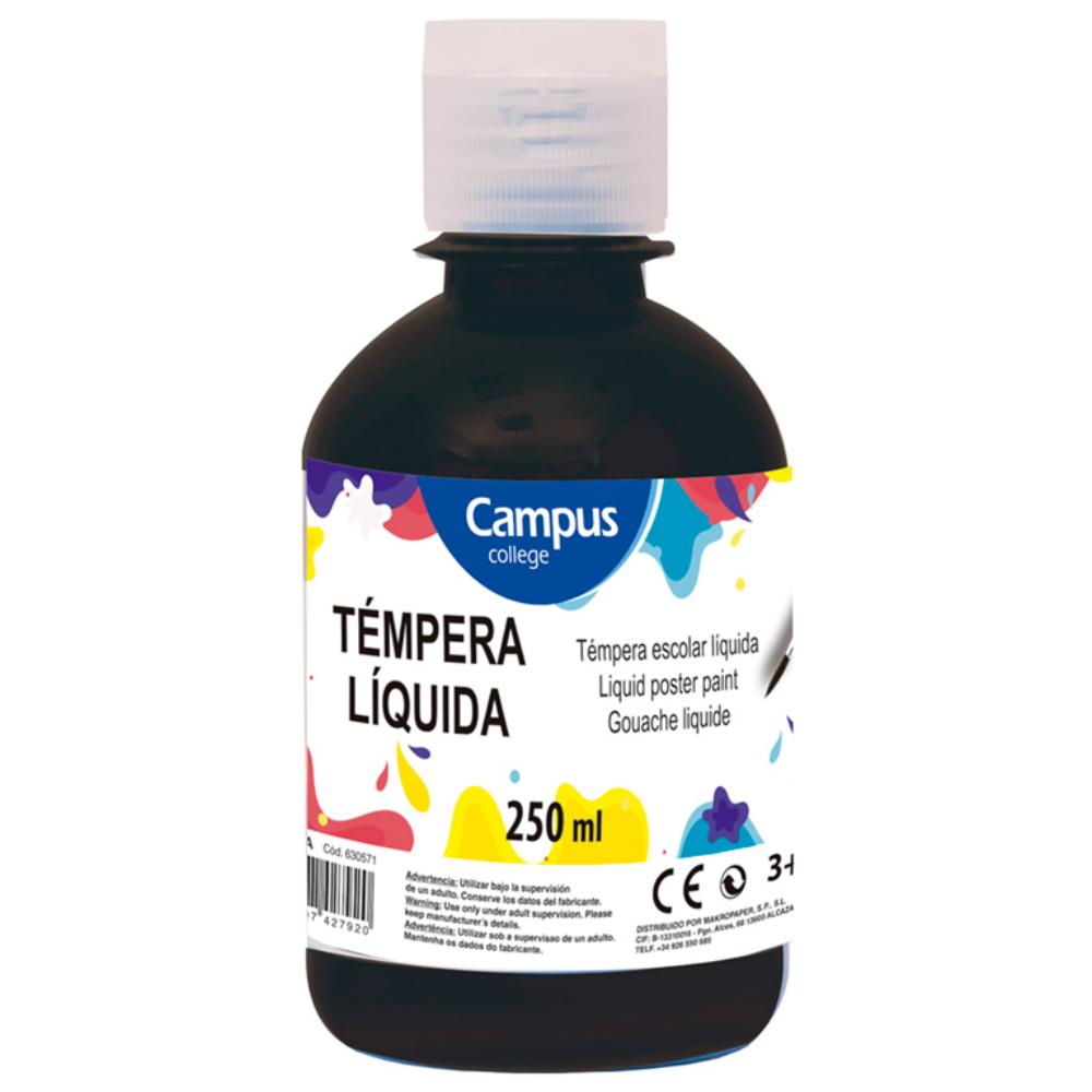 TEMPERA CAMPUS 250/GR NEGRO