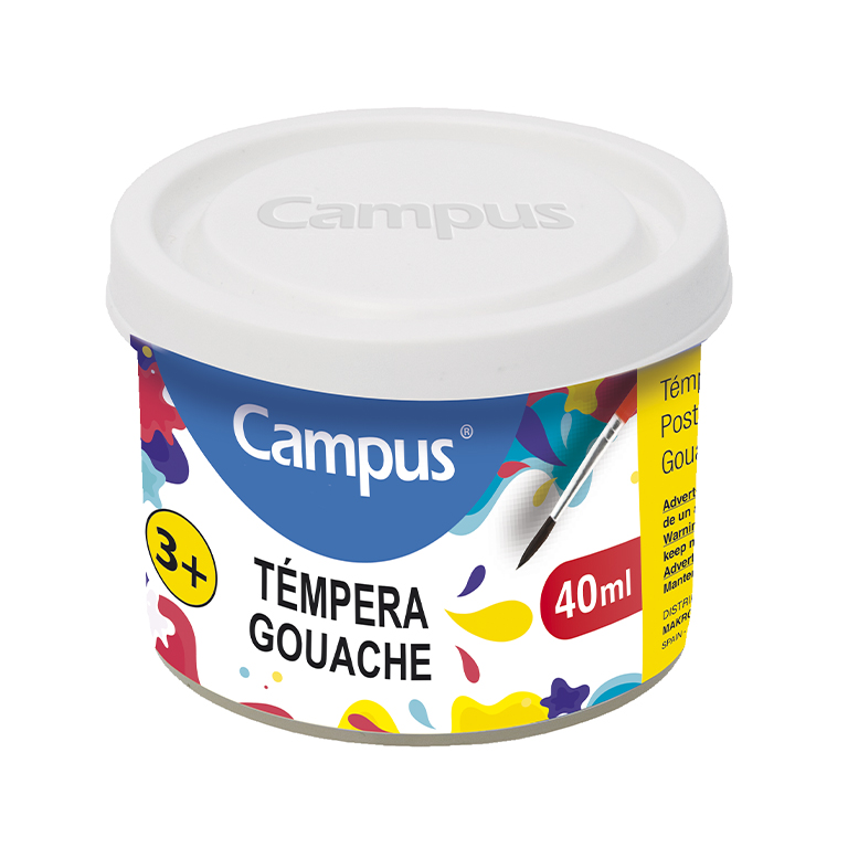 TEMPERA CAMPUS 40ML BLANCO