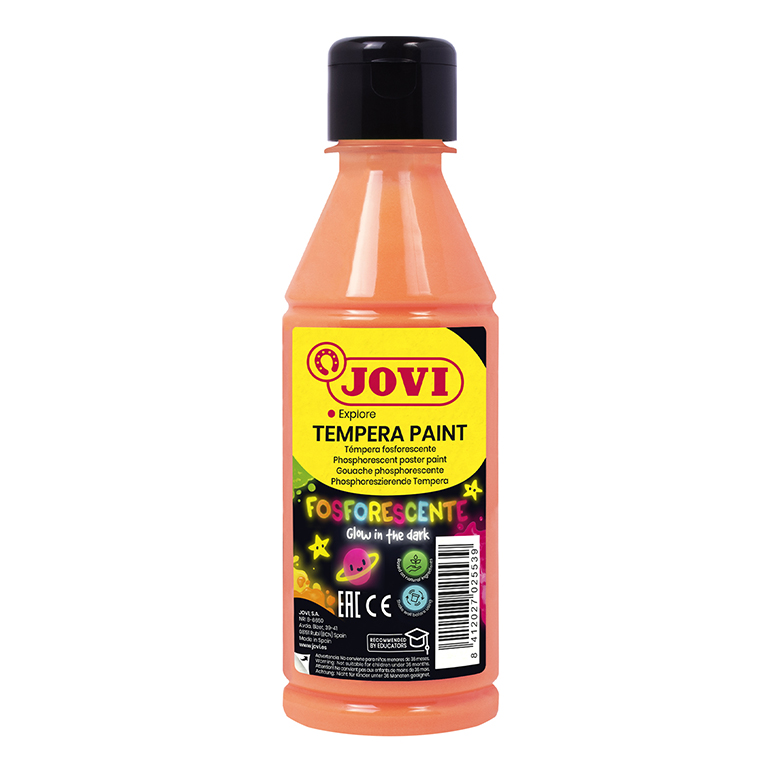TEMPERA JOVI 250/ML FLUOR NARANJA