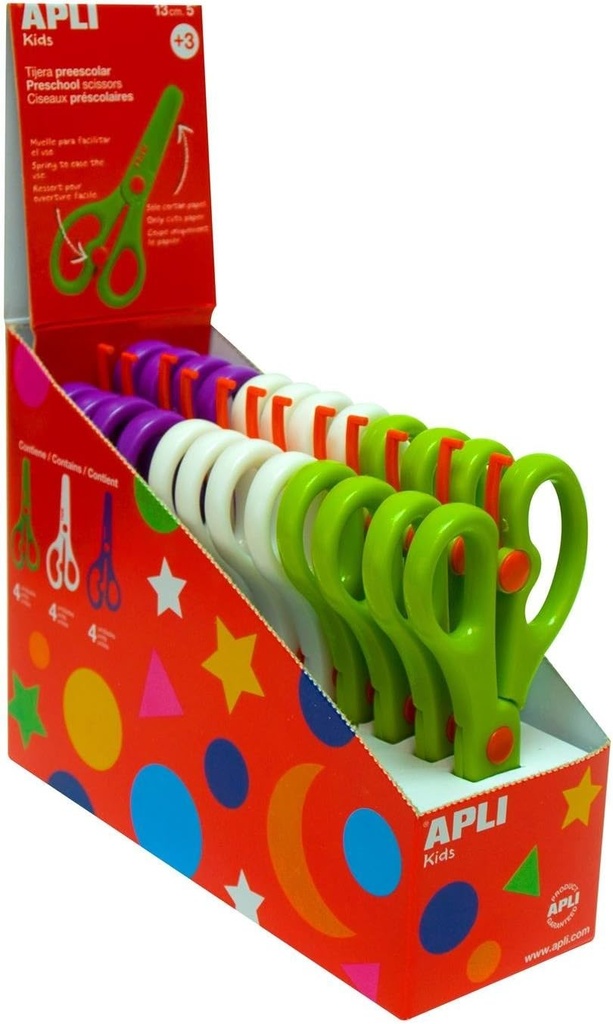 TIJERA PREESCOLAR APLI 12821 12U