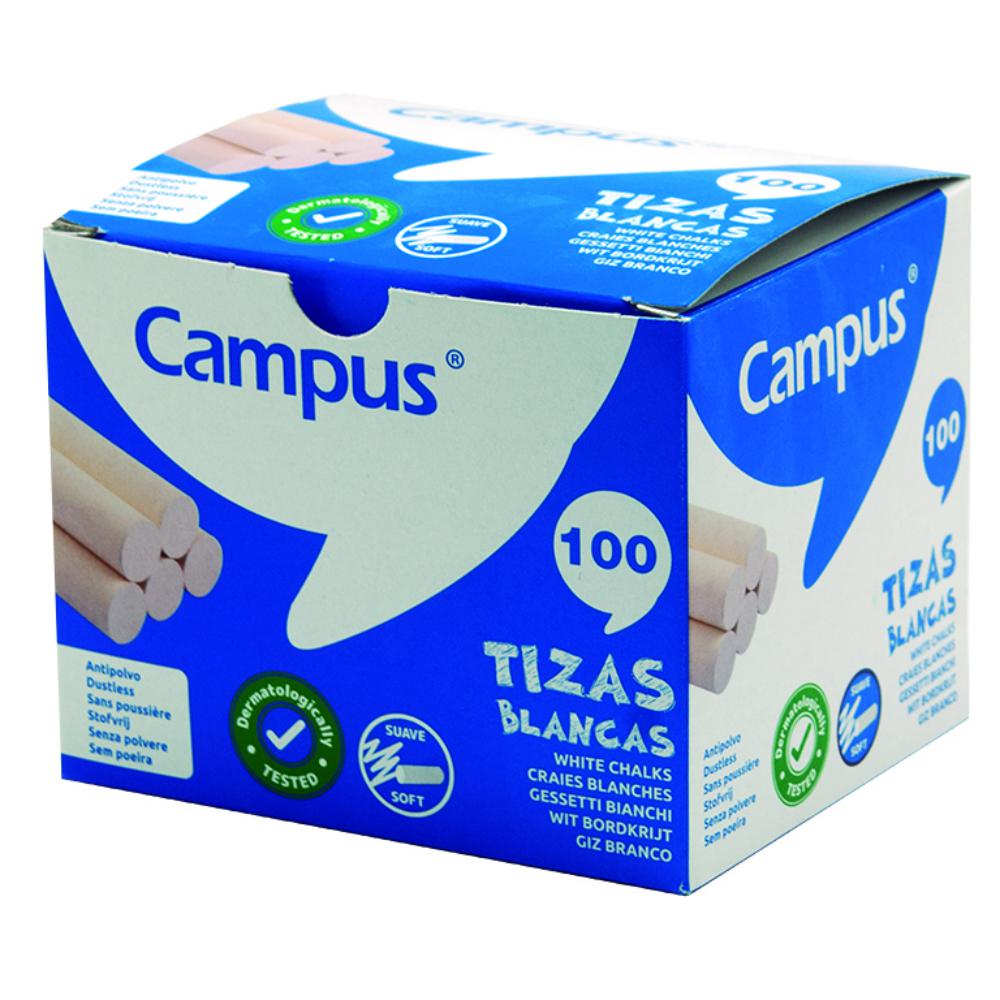 TIZA BLANCA CAMPUS C/100