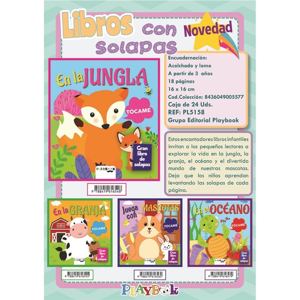LIBRO CON SOLAPAS PL5158 4MOD.