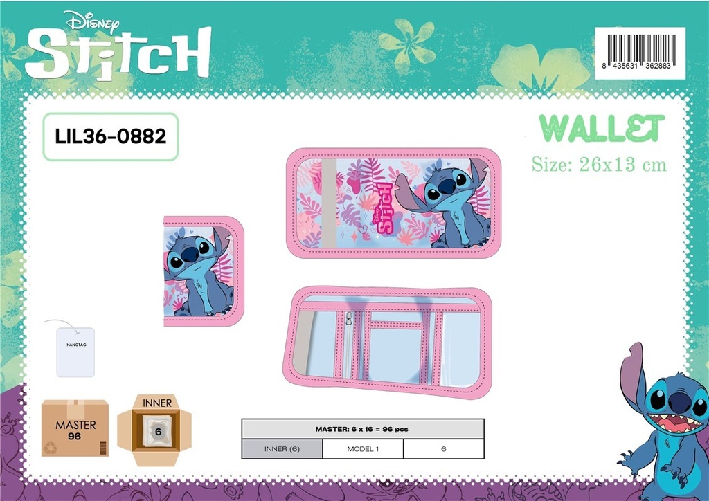 CARTERA STITCH GIRL