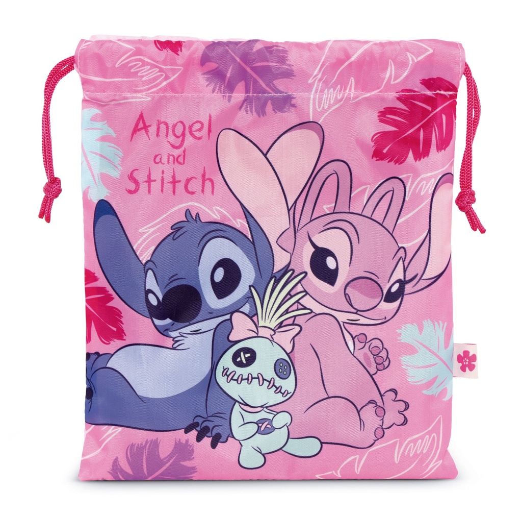 BOLSA MERIENDA 26.5X21.5CM STITCH