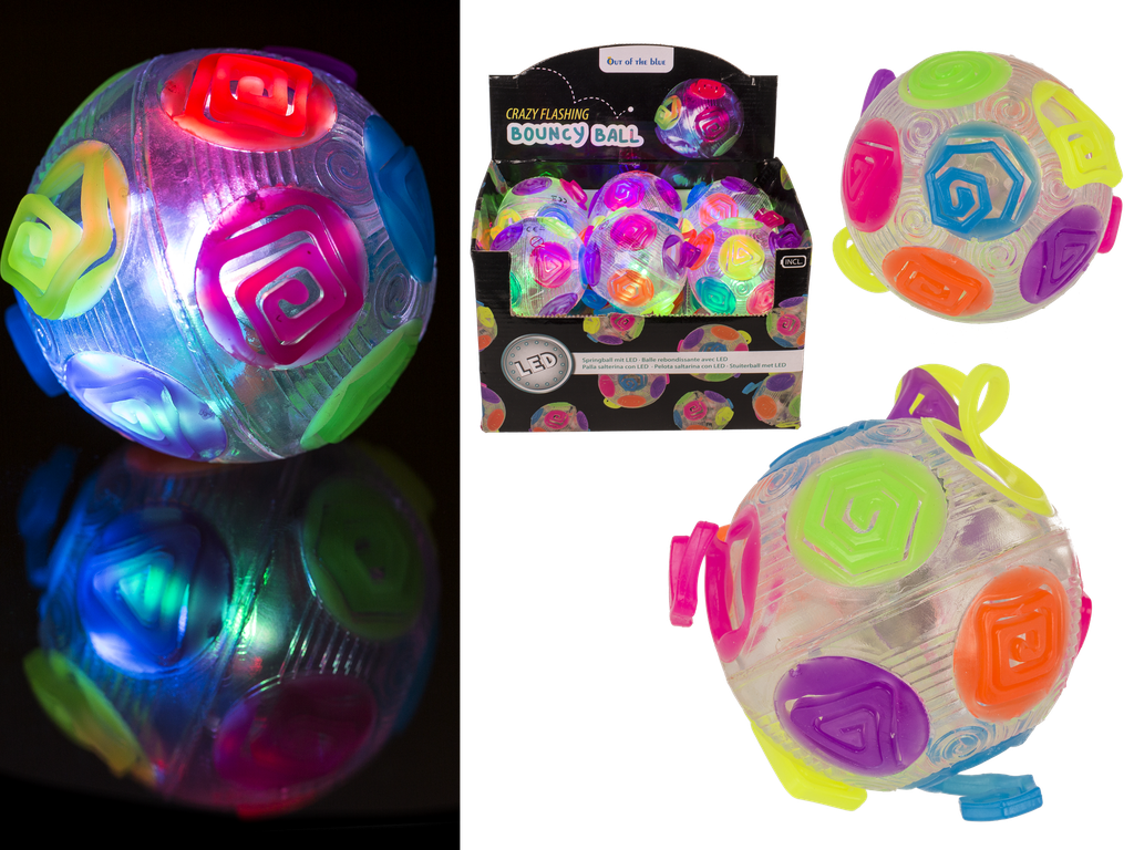 PELOTA SALTARINA CRAZY FLASHING 12/0869