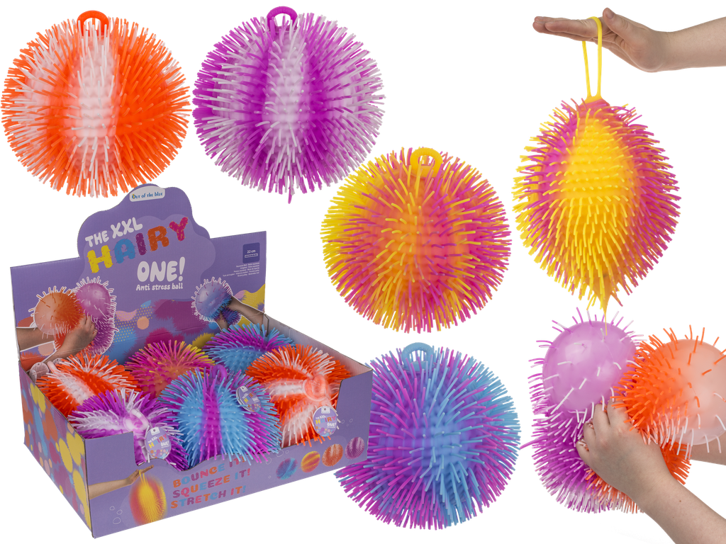 BOLA SENSORIAL 22CM 4 COL 59/2243