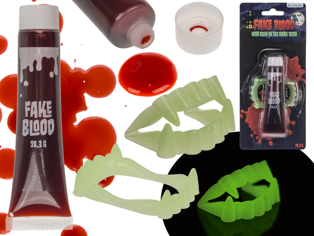 SANGRE FALSA CON DIENTES FLUOR 98/2107