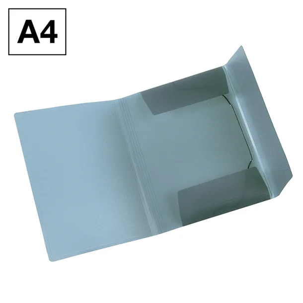 CARPETA A4 PP GOMA/SOL AZUL GRISACEO