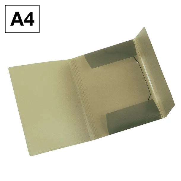 CARPETA A4 PP GOMA/SOL OCRE