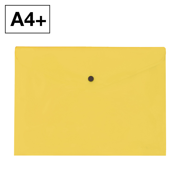 SOBRE PP PLUS A4 BROCHE 2020 AMARILLO TIERRA