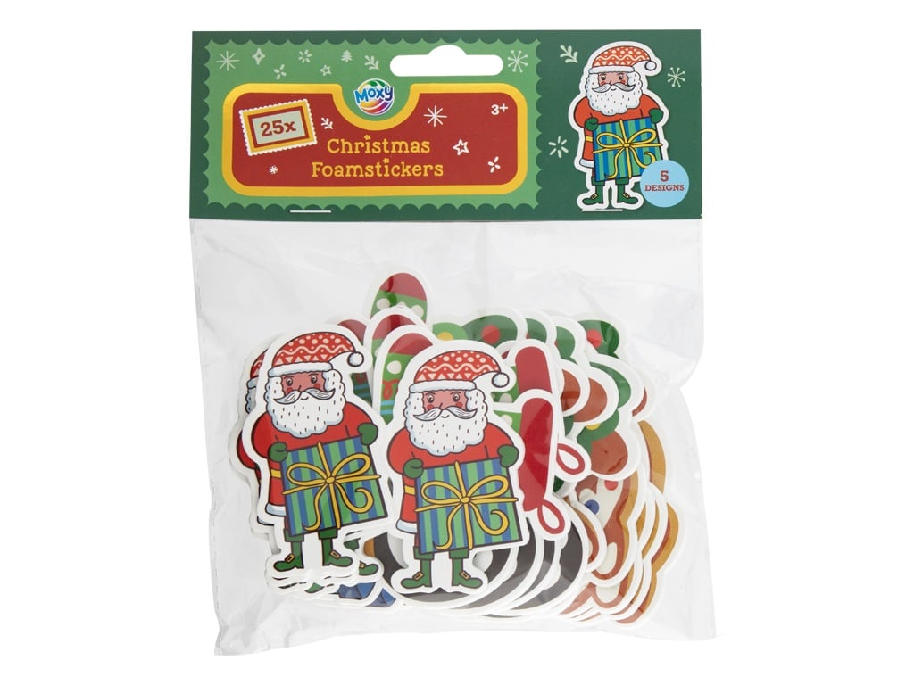 PEGATINAS FOAM NAVIDAD 25PZS