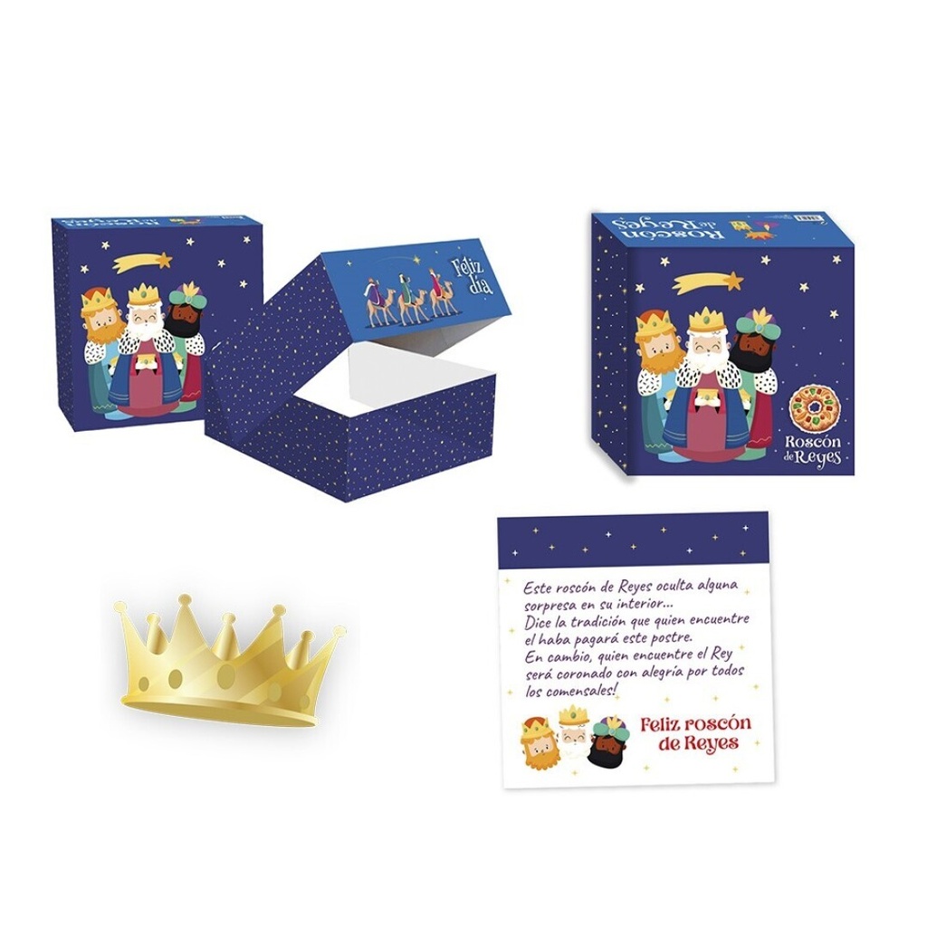 CAJA ROSCON TARJETA+CORONA