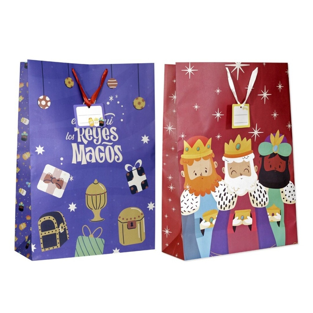 BOLSA JUMBO REYES MAGOS 40X70X18CM