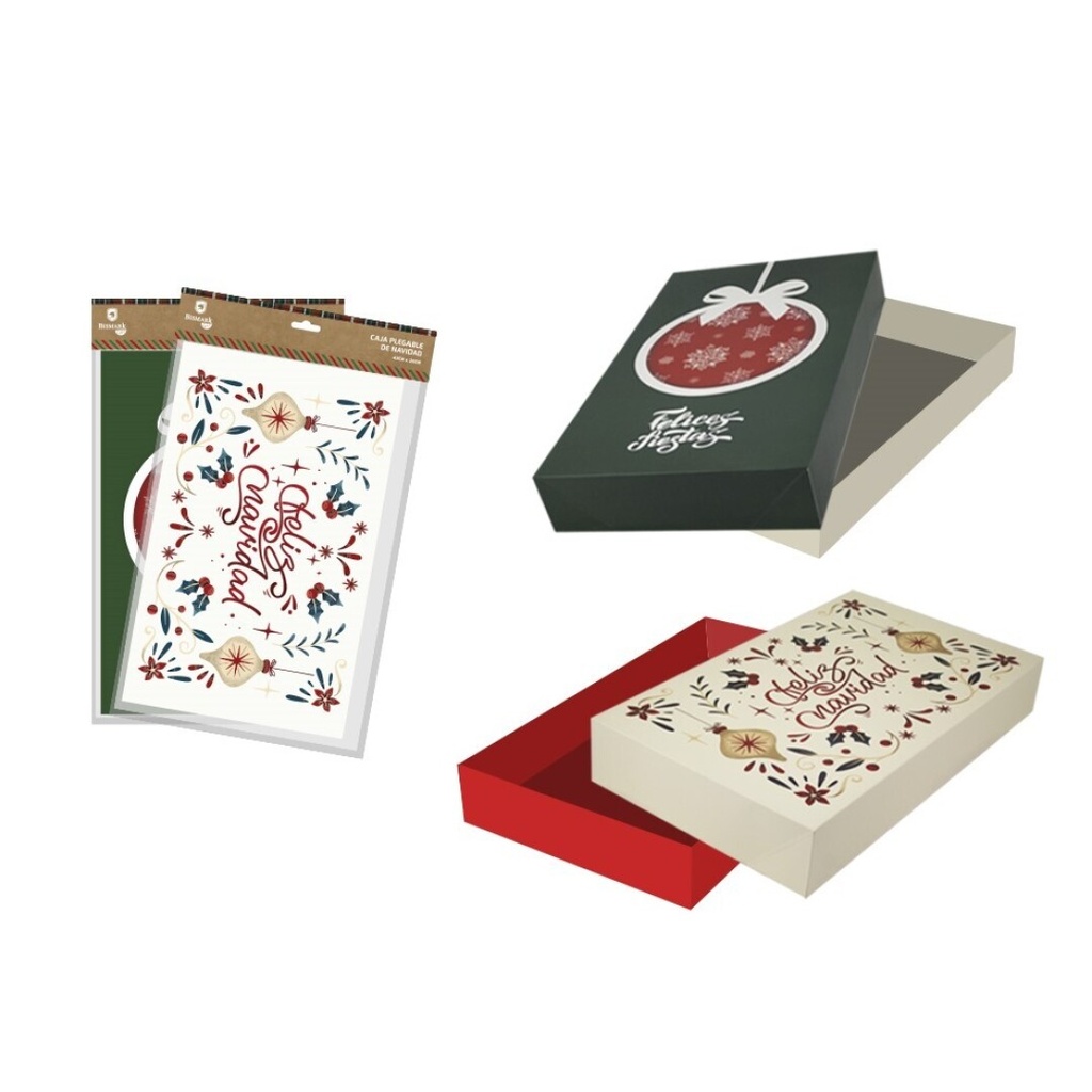 CAJA PLEGABLE NAVIDAD