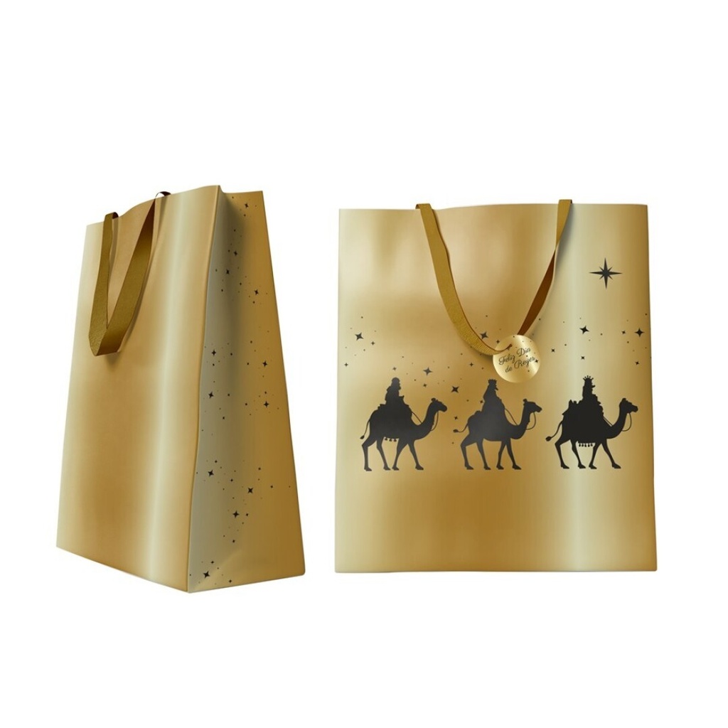 BOLSA DORADA REYES MAGOS S