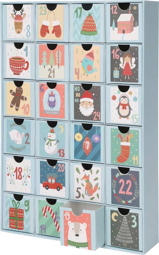 CALENDARIO ADVIENTO 38CM